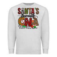 Dove Grey santa’s favorite cna Premium Sweatshirt - Jasminsmagicworld