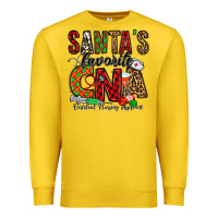 Lemon santa’s favorite cna Premium Sweatshirt - Jasminsmagicworld