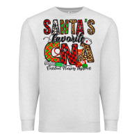 Oatmeal Heather santa’s favorite cna Premium Sweatshirt - Jasminsmagicworld