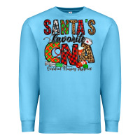 Ocean Blue santa’s favorite cna Premium Sweatshirt - Jasminsmagicworld