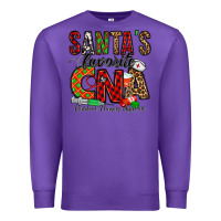 Purple santa’s favorite cna Premium Sweatshirt - Jasminsmagicworld