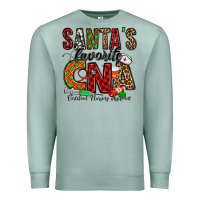 Seafoam santa’s favorite cna Premium Sweatshirt - Jasminsmagicworld