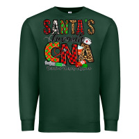 Sports Green santa’s favorite cna Premium Sweatshirt - Jasminsmagicworld