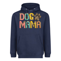 Navy dog mama Heavyweight Hoodie - JahusDesignShop