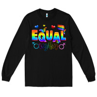 Black equal rights Long Sleeve Tee - Zillion Design Studio