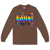 Chestnut equal rights Long Sleeve Tee - Zillion Design Studio
