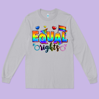 Equal Rights Long Sleeve Tee Designed By Zillion Design Studio