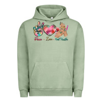Pigment Oil Green Peace Love Nail Hustler Urban Hoodie - BundleAndBundleShop