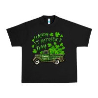 Black Happy st. patrick's day shamrock farm truck Urban Heavy Tee - RanaPortraitStore