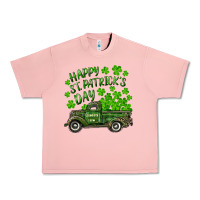 Salmon Happy st. patrick's day shamrock farm truck Urban Heavy Tee - RanaPortraitStore