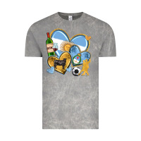 Cloud Rock argentina  hearts Vintage Tee - texasbilliewilder