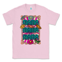 Bubblegum Pink mama mama mama Classic Tee - CowhideDigitalArt