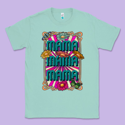 Mama Mama Mama Classic Tee Designed By Cowhidedigitalart