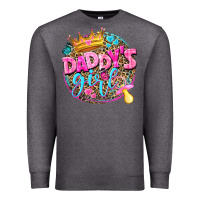 Charcoal Heather daddys girl Premium Sweatshirt - NancyCooperArtShop