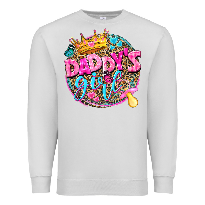 Daddys Girl Premium Sweatshirt by NancyCooperArtShop | Teevron