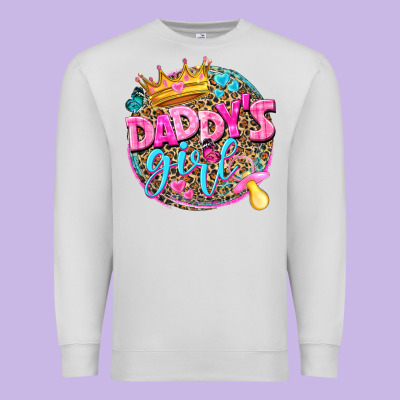 Daddys Girl Premium Sweatshirt Designed By Nancycooperartshop