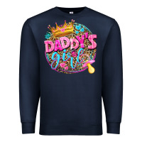 Navy daddys girl Premium Sweatshirt - NancyCooperArtShop