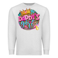Oatmeal Heather daddys girl Premium Sweatshirt - NancyCooperArtShop