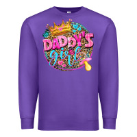 Purple daddys girl Premium Sweatshirt - NancyCooperArtShop