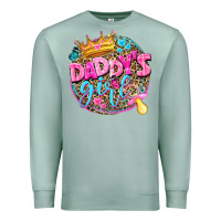 Seafoam daddys girl Premium Sweatshirt - NancyCooperArtShop