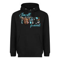 Black small town proud Heavyweight Hoodie - JahusDesignShop