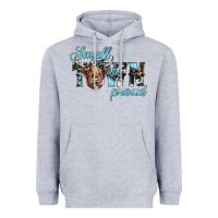 Heather Grey small town proud Heavyweight Hoodie - JahusDesignShop