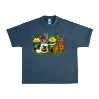 Midnight Navy hunter coffee cups Urban Heavy Tee - Zillion Design Studio