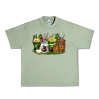 Oil Green hunter coffee cups Urban Heavy Tee - Zillion Design Studio
