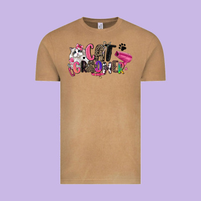 Cat Groomer Vintage Tee Designed By Zillion Design Studio