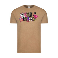 Vintage Coffee cat groomer Vintage Tee - Zillion Design Studio