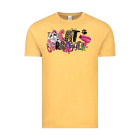 Vintage Mustard cat groomer Vintage Tee - Zillion Design Studio