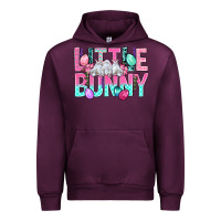 Mauve Wine Little Bunny Easter Urban Hoodie - BundleAndBundleShop