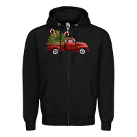 Christmas Trees Truck Zipper Hoodie | Teevron