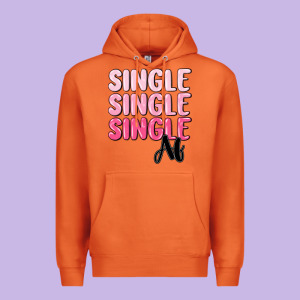 Single Af Premium Hoodie Designed By Maliassmallbusiness