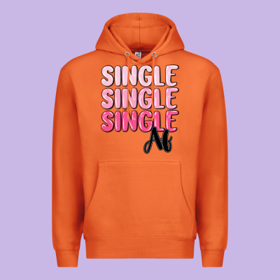 Single Af Premium Hoodie Designed By Maliassmallbusiness