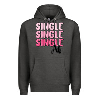 Charcoal Heather single af Premium Hoodie - MaliasSmallBusiness