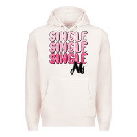 Pale Pink single af Premium Hoodie - MaliasSmallBusiness