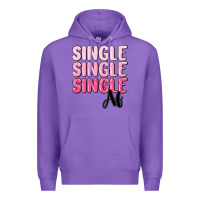 Purple single af Premium Hoodie - MaliasSmallBusiness