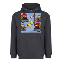 Smoke bulldozer seamles pattern Heavyweight Hoodie - BundleAndBundleShop
