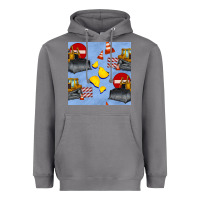 Storm bulldozer seamles pattern Heavyweight Hoodie - BundleAndBundleShop