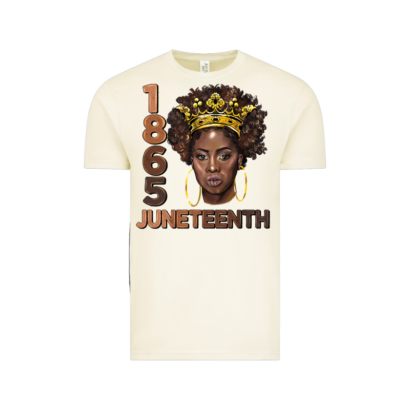 1865 Juneteenth Black Women Vintage Tee by BarkalooDesign | Teevron