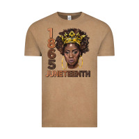 Vintage Coffee 1865 juneteenth black women Vintage Tee - BarkalooDesign