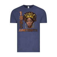 Vintage Denim 1865 juneteenth black women Vintage Tee - BarkalooDesign
