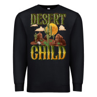 Black desert child cactus Premium Sweatshirt - NancyCooperArtShop