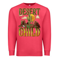 Cardinal desert child cactus Premium Sweatshirt - NancyCooperArtShop