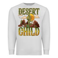 Dove Grey desert child cactus Premium Sweatshirt - NancyCooperArtShop