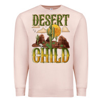 Pale Pink desert child cactus Premium Sweatshirt - NancyCooperArtShop