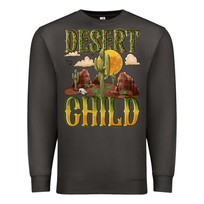 Desert Child Cactus Premium Sweatshirt by NancyCooperArtShop | Teevron