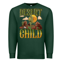 Sports Green desert child cactus Premium Sweatshirt - NancyCooperArtShop