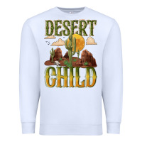 White desert child cactus Premium Sweatshirt - NancyCooperArtShop